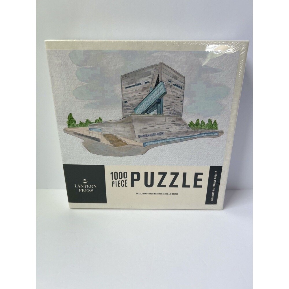 Lantern Perot Museum Dallas Texas, 1000 Piece Puzzle Reference Poster sealed new
